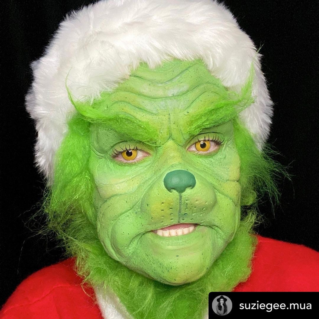 The mean green monster latex prosthetic