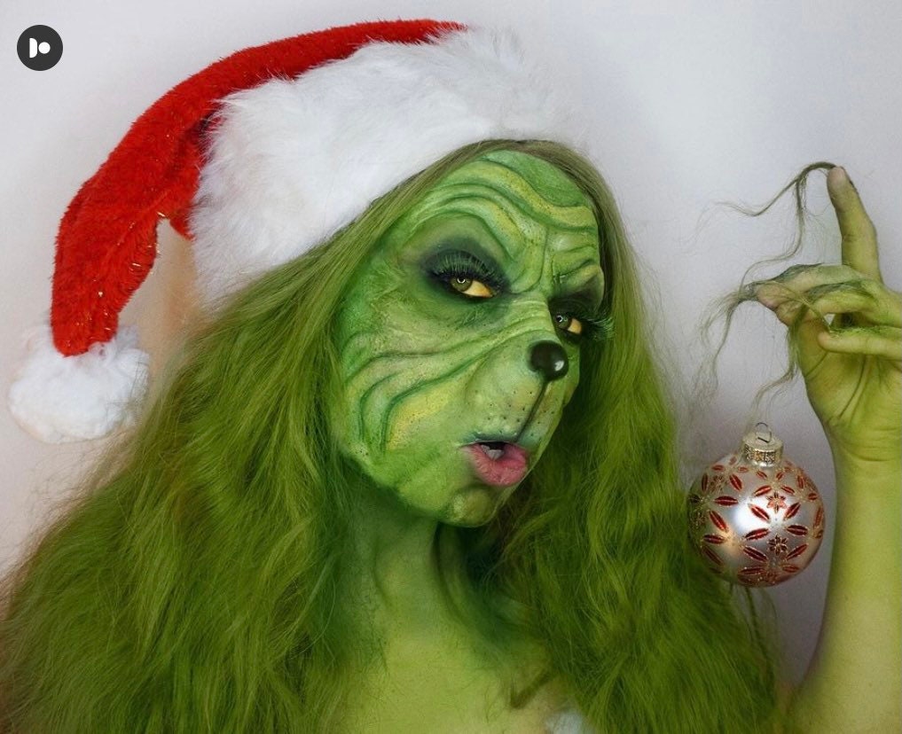 The mean green monster latex prosthetic