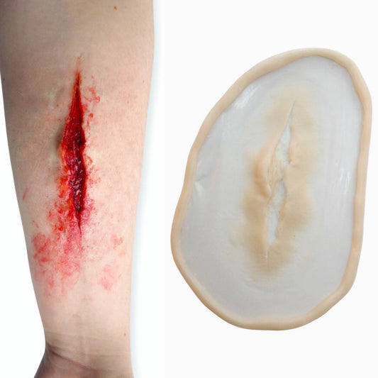 Slash Cut Prosthetic/Wounds/Injury/Silicone Prosthetic