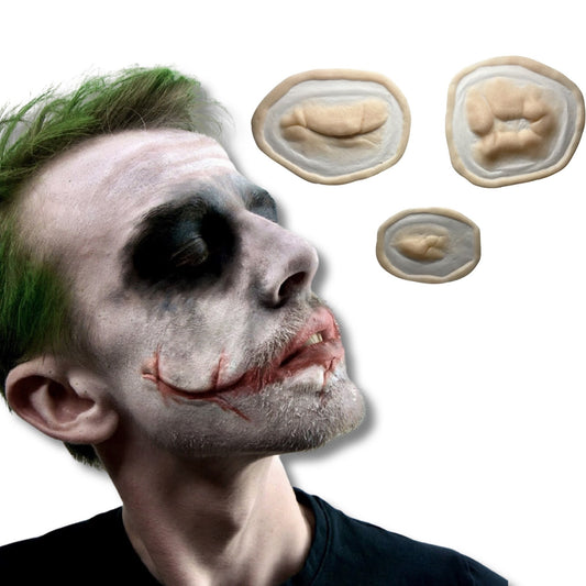 Joker Heath ledger scar prosthetics